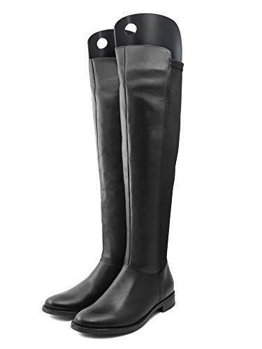 Tatuo Stiefelspanner Form Einsätze Hohe Stiefelstütze für Damen und Männer, 8 Stück für 4 Paar Stiefel (Schwarz, 10 Zoll, 12 Zoll und 14 Zoll)