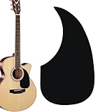 Acoustic Guitar Pickguard - Drop Shape Scratch Plate for Electric, and Bass Guitars | Durable Replacement Accessory to Protect Body from Scratches, Wear, and Damage During Play