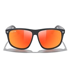 Matte Black Frame/Red Mirror Lens