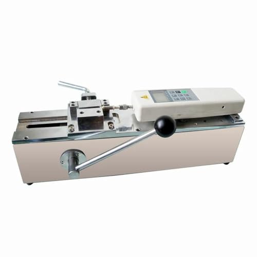 500N Digital Pull Force Tester Digital Terminal Pulling Force Tester 150MM Effective Travel Manual Horizontal Digital Push-Pull Meter Tensile Testing Machine Testing Equipment w/HJJ-001 Fixture HP-500