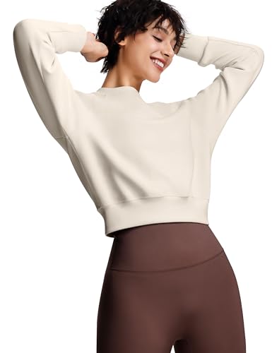 Modal Soft Cropped Sweatshirt for Women