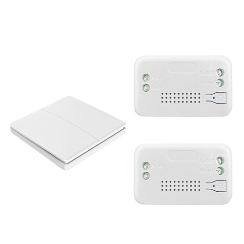 Mini 220V 110V Switch Kinetic Wall Switch Remote Control, No Battery Required, IP44 Waterproof, Suitable for Lamp LED Controller