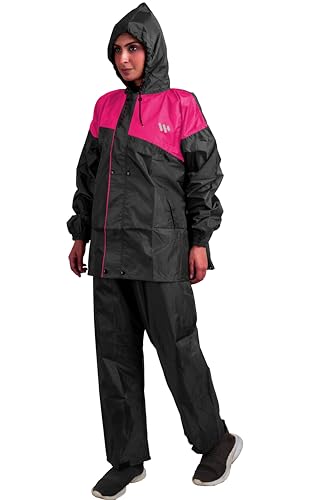 Image of Ranger Unisex 1 Set Rain Suit with Hooded Jacket & Trouser | TPU Coated Bike Riding Wear with Seam Sealed Protection