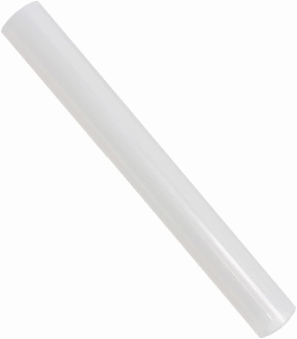 Singing Bowl Mallet Clear Acrylic Rubber Striker Mallet for Playing Quartz Crystal Singing Bowl with Bundle Pocket