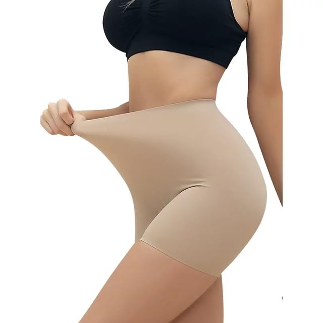 louryn koulyn Womens Seamless Boxer Underwear High Waist Briefs Breathable Full Coverage Ladies Panties,-picture-13