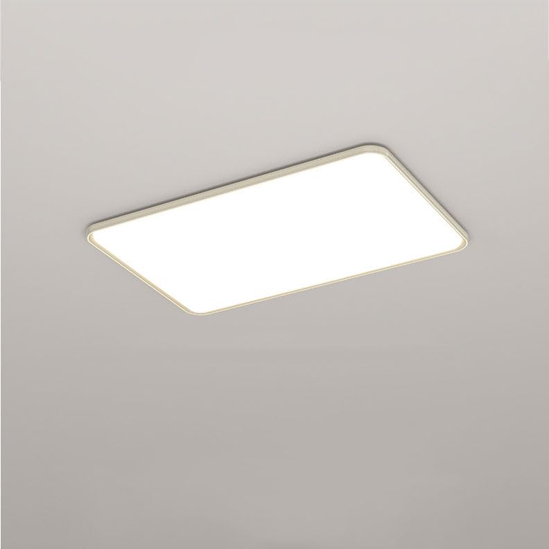 Plafonnier LED 160W salon lustre moderne en acrylique blanc