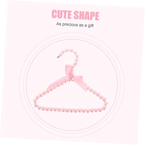 Cintres petits perle rose VILLCASE de qualité supérieure antidérapants pour garde-robe