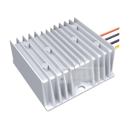 Convertisseur 24V 12V abaisseur DC-DC étanche en fonte d'aluminium 9V 8A haute efficacité