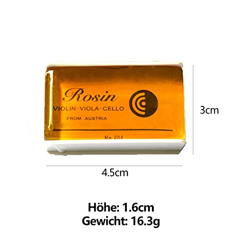 GERUI Natural Rosin for Violin Cello, 0.6 cm x 4.2 cm x 2.4 cm, 160.0 grams, SXHJXTQ225 - Image 2
