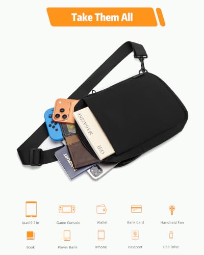 Image of OSOCE Sling Bag, RFID Anti-Theft Lightweight