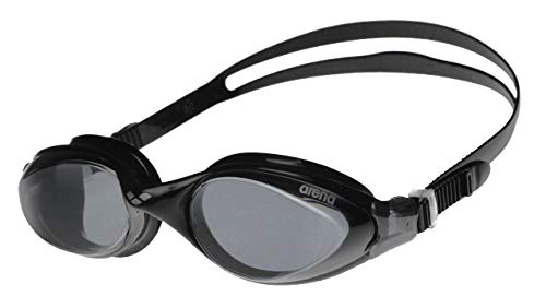Arena Fluid Race Swim Goggle,Smoke/Blk,One Size