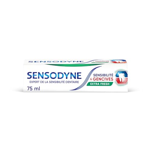 Dentifrice Sensodyne Sensibilité gencives tube 75 ml soin hygiène dentaire