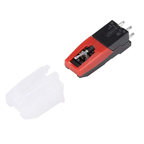Plattenspieler-Nadel, Dual-Nadel-Plattenspieler-Stift für Plattenspieler, LP, Phonograph, -Player USB-Plattenspieler-Zubehör, Super Clear Sound, Nadeldruck 40 ± 10MN