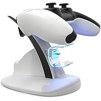 HOSPAOP Estación de carga para controlador PS5, cargador de