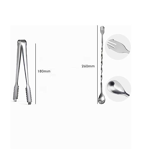 Set de coctelera RUVOO kit bartender 10 piezas miniatura 5