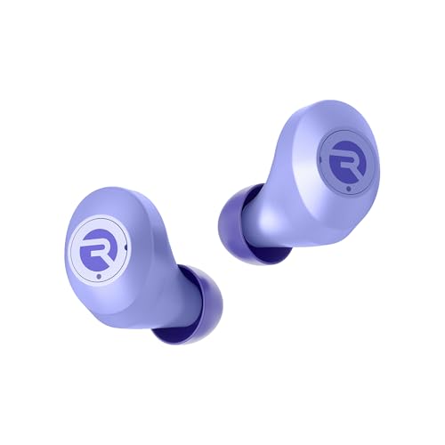 Image of Raycon Everyday Bluetooth Wireless Earbuds with Microphone - Active Noise Cancelling, Sweat & Water-Resistant Earphones, Ear Buds Wireless Bluetooth Up to 32 Hours Playtime (Purple)