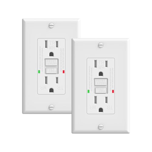 RVINGPRO 15A RV GFCI Outlets UL Listed 2 Pack Replacement Receptacle