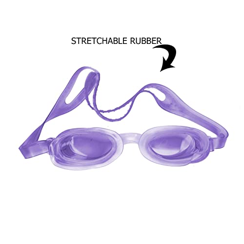 Image of PELO Inflatable Swimming Water Pool Party Summer Bath Tub for Kids and Adults (Swim goggle Purple)