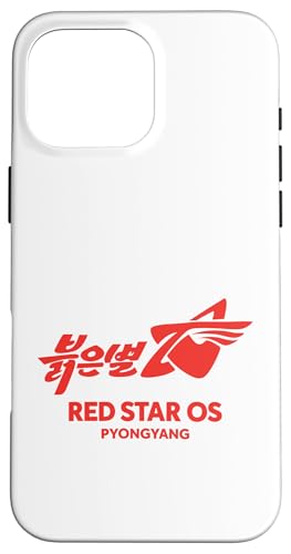 Red Star OS 平壌オタクテック ウェブブラウザ 北朝鮮 スマホケース iPhone 16 Pro Max 用