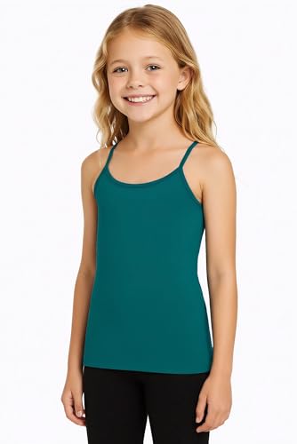 Image of Kurve Girl's Sleeveless Tank Top - Stretch Undershirts Cami Camisole, UV Protective Fabric, Rated UPF 50+ (Made in USA)