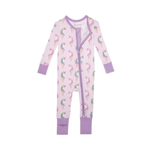 Image of Posh Peanut Girls Convertible Baby Sleepers, Toddlers Footless Pajamas | True To Size Fit With 2-Way Zipper, Convertible Mittens /Footies With Grips, Tagless Gentle Comfort, Easy Care Wash