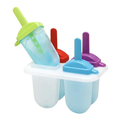 KOLORAE SIP A POP - Colorful and Fun ICE POP MOLDS Perfect for Making Homemade ICED Juice, Yogurt, Flavored SYRUPS and More! - Available AS 1 Piece OR AS A Set of 5! (5) Cover