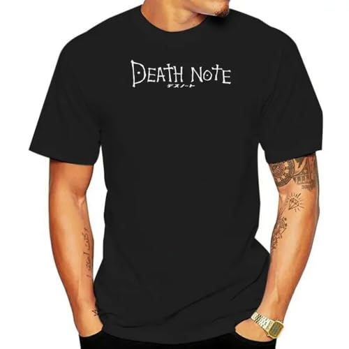 T-shirt Death Note homme manches courtes en pur coton respirant premium