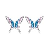 Pendientes hipoalergénicos para niños, Pendientes de Mariposa para niñas, Pendientes de bebé, joyería para niños, Juego de Pendientes