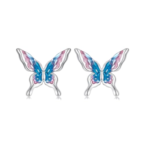 Ensemble de boucles d'oreilles papillon pour filles, le cadeau d'anniversaire parfait