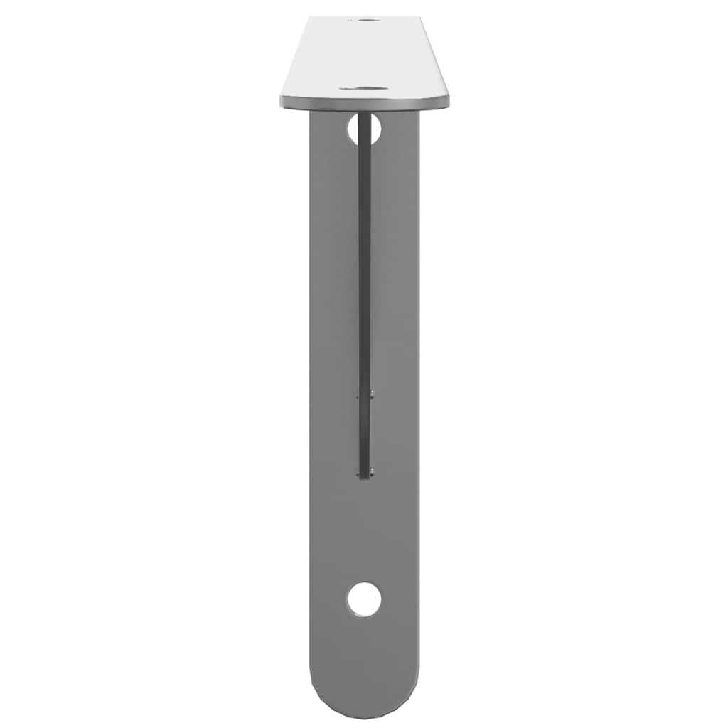 Juego de 4 soportes de estante de acero inoxidable cepillado de 30 x 15,5 cm, soporte para estante de bricolaje, carga de hasta 50 kg, con tornillos y tacos, color plateado