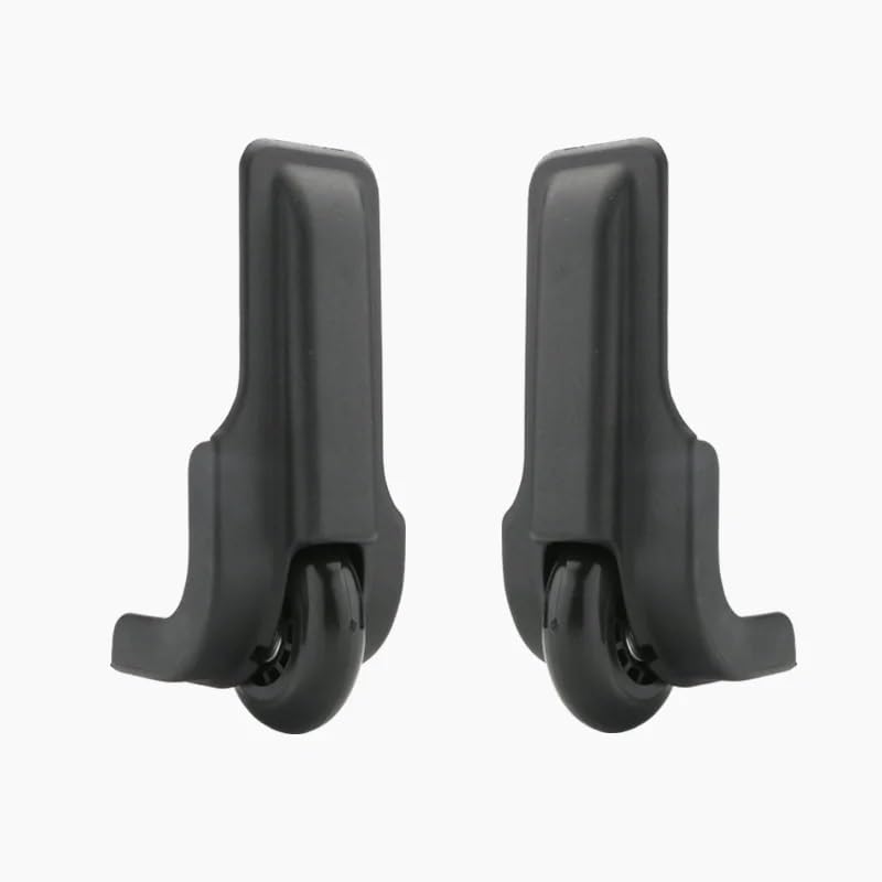 Accesorios de Repuesto for Ruedas de Bolsa, Pieza rodante for Equipaje, Maleta, Equipo de reparación, Caja de Varilla de tracción, Ruedas direccionales(D017 Black(2Pcs))