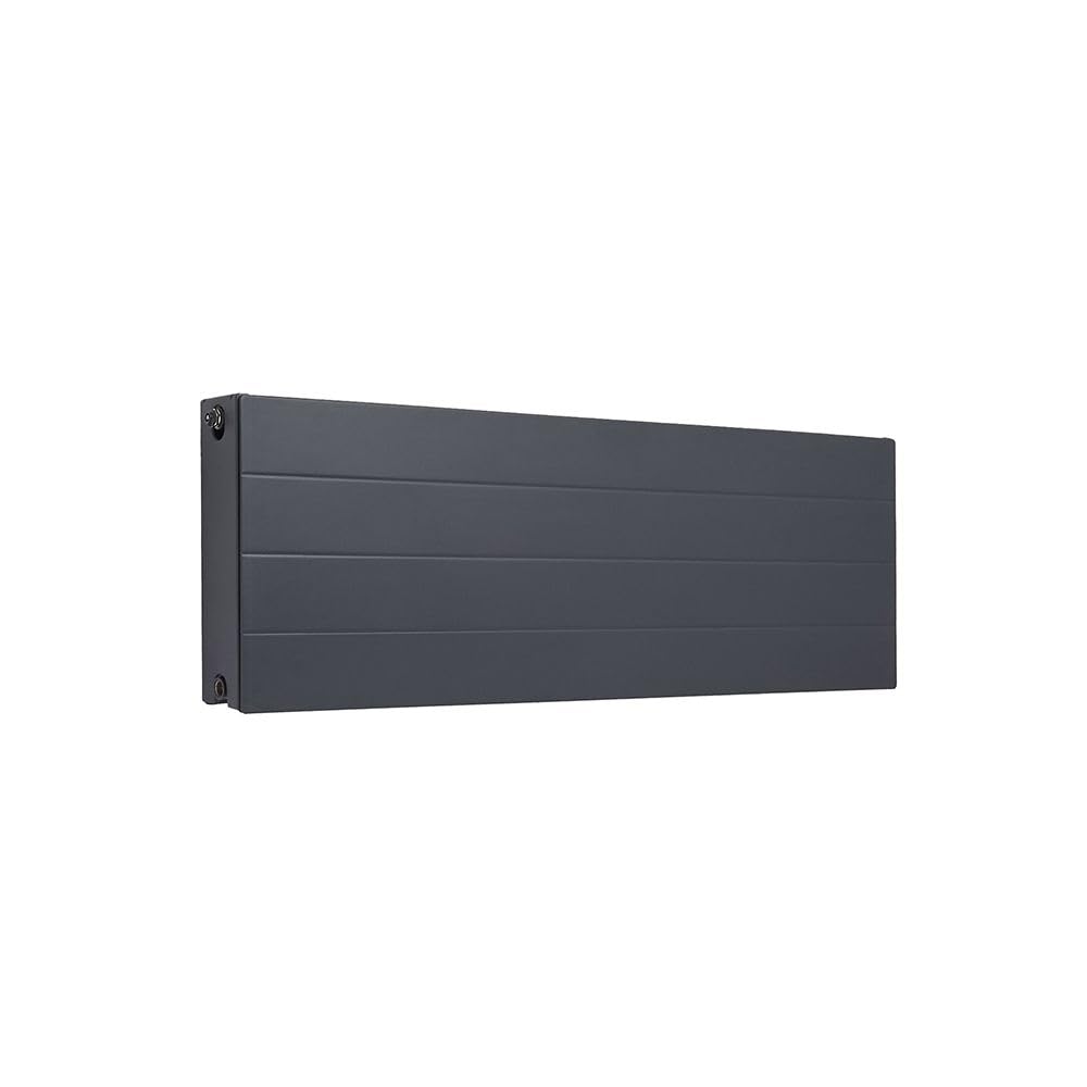 Milano Anthracite Alora Type 22 Horizontal Double Panel Convector Radiator - 400Mm X 1200Mm