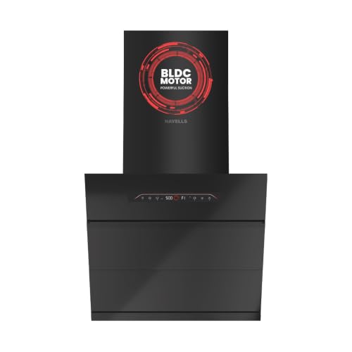 Image of Havells Triton Pro Slant BLDC 60cm Glass Kitchen Chimney|Powerful 1550 m /hr Suction|Gesture & Touch Control|Auto Heat Clean|15 Yr Motor & 5 Yr Product Warranty by Manufacturer
