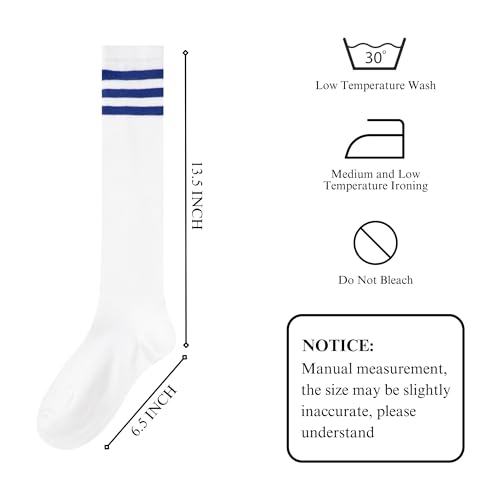 Image of Knee High Socks for Women, Long Tall Knee Tube Socks