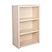 goodsforbusiness GmbH Regal Jazz Ahorn B70xH113xT35cm, Aktenordnerregal Holz 3 Fächer | Büroregal Holzböden verstellbar | Standregal Arbeitszimmerregal Aufbewahrungsregal Bücherregal Büromöbel