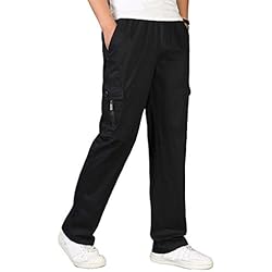 Ropa De Trabajo Tallas Grandes Hombre Pantalones para Hombre,Tallas Grandes Suelto Pantalones Casuales Moda Trabajo Pantalones Jogging Pants Fitness Pantalones Chandal Hombre Largos Pantalones Ropa de Hombre Pantalones de Trekking