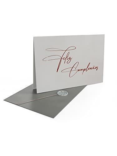 Joli Coon Tarjeta cumpleaños - Feliz cumpleaños - Tarjeta felicitacion cumpleaños con sobre y un sello de cera Cover