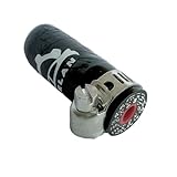 Bekelan 1/4 Inch (6.5mm) ID Black High Temperature 4-ply Reinforced Silicone Hose Cap With Clamp,For Turbo Bypass Valve/Vacuum/Throttle Body Water Port/Heater Core/Fix Leak