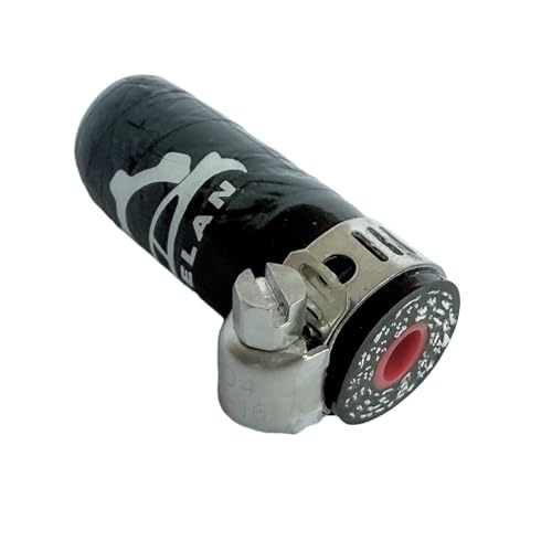 Bekelan 1/4 Inch (6.5mm) ID Black High Temperature 4-ply Reinforced Silicone Hose Cap With Clamp,For Turbo Bypass Valve/Vacuum/Throttle Body Water Port/Heater Core/Fix Leak