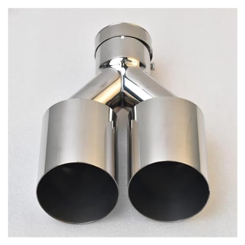 Embout pot d'échappement en acier inoxydable double finition
