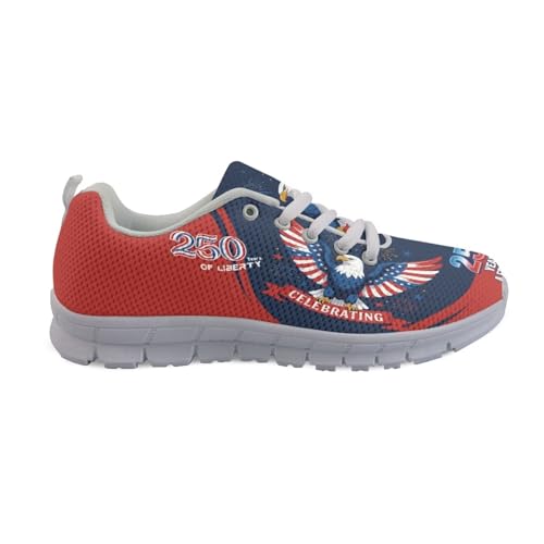 Image of GIFTPUZZ Mens Lace Up Athletic Trainers Running Sneakers Wedge Breathable Gym Lightweight Sports Tennis Shoes