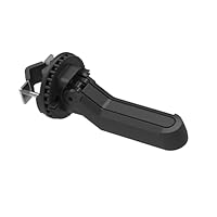 BOBIKE 8015300352 - Ausziehbare Fußrasten Paar für Junior Fahrradkindersitz Hinten Gepäckträger Kompatibel für Gabelrohre von Ø14-28 mm, Schwarz