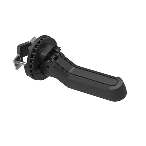 BOBIKE 8015300352 - Ausziehbare Fußrasten Paar für Junior Fahrradkindersitz Hinten Gepäckträger Kompatibel für Gabelrohre von Ø14-28 mm, Schwarz