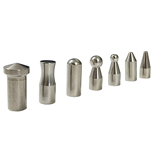 Cygoods 8Pcs Car Dent Repair Paintless Removal Tools Stainless Steel Tap Down Pen Rubber Hammer Bulge Repair Auto Body Diy High Point Fix Kits #TOP6