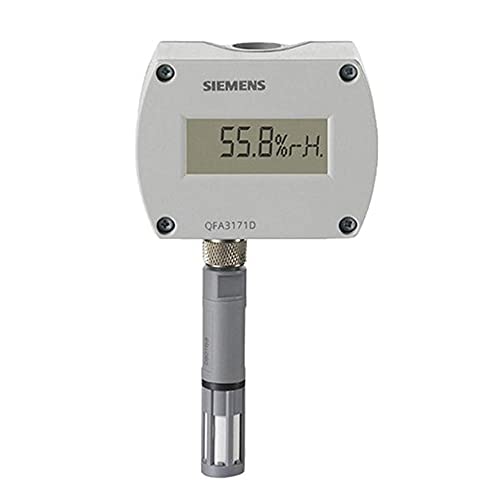 Humidity and Temperature Sensor High-Accuracy HVAC Climate Control Sensor for Industrial, Commercial, and Smart Building Automation Wall-Mounted Air Quality Monitor QFA3171D