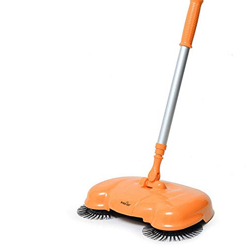 LACMY Hand-push home sweeper cleaning machine Automatic broom mop 360-degree rotation without electric broom