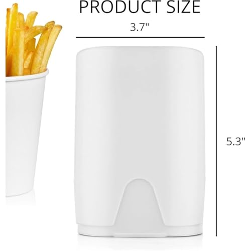 Cortadora manual para papas fritas blanca miniatura 7