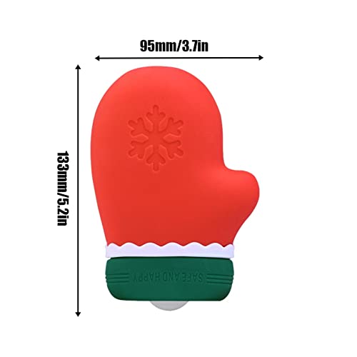 Luvas de garrafa de água quente,Saco de água em forma de luvas de Natal | Garrafas de água quente e