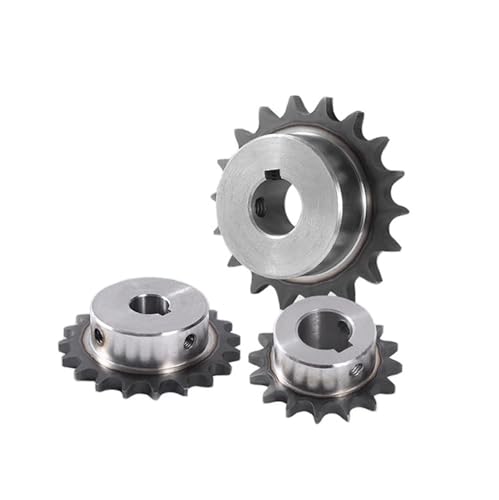 Bevel Gear Pinion Hardware Mechanical 1pc 08B 40 Teeth Chain Gear 45# Steel 40T Industrial Drive Sprocket Wheel Bore 18/20/22/24/25/28/30/32/35/38/40/42/45/48/50mm(38mm (Keyway 10mm))
