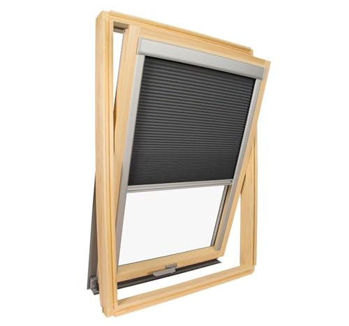 Estor aislante para ventana de techo Velux (gris antracita, 1 o 304 o M04)